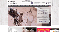 Desktop Screenshot of legrenierdejuliette.com